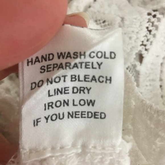 A.Peach - White Lace Top - M - Picture 8 of 9